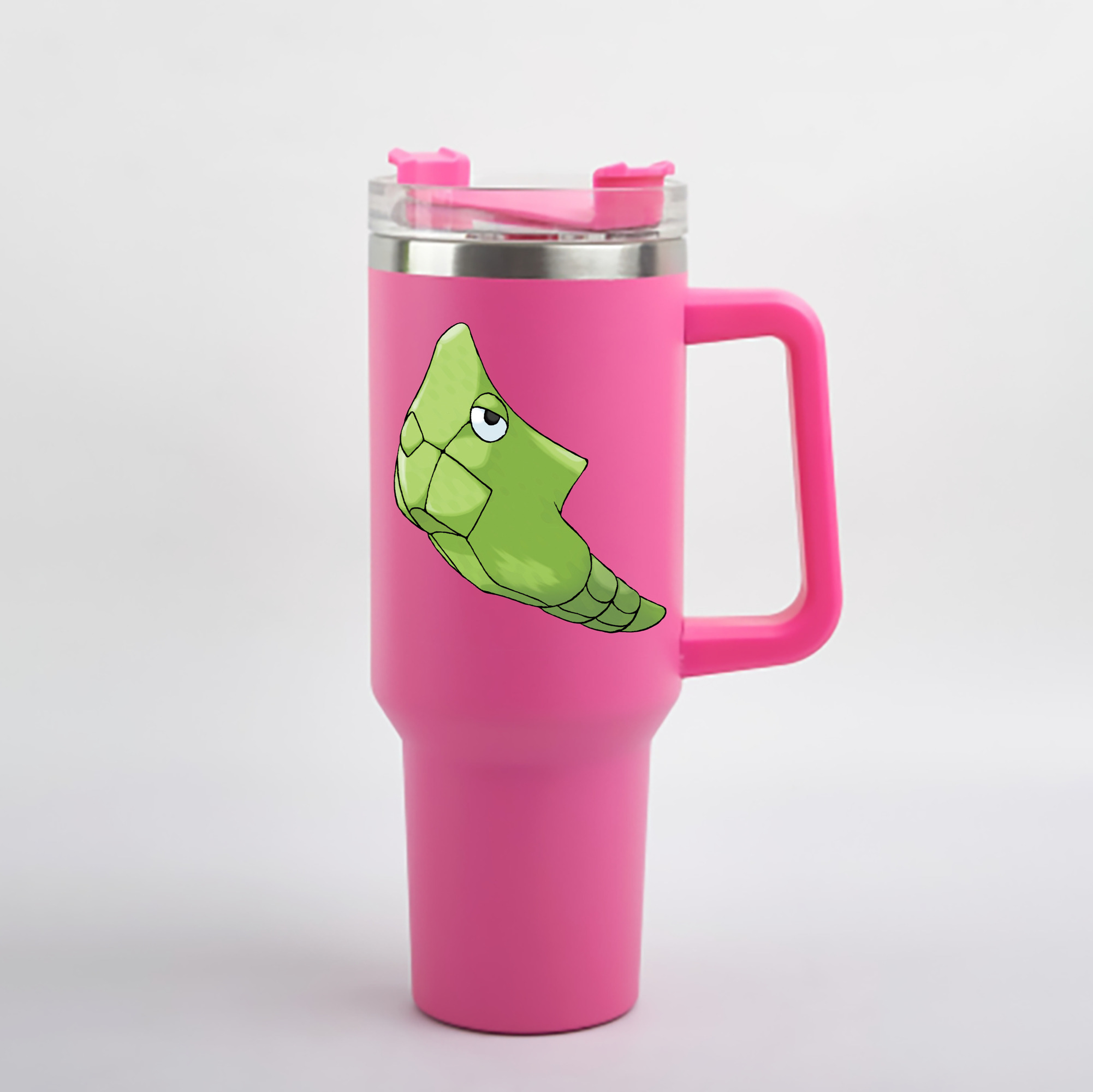 （画像用） ポケットモンスター Pokémon 1200mL車用タンブラー - クリスタルステッカー（プラスチックストロー付き）